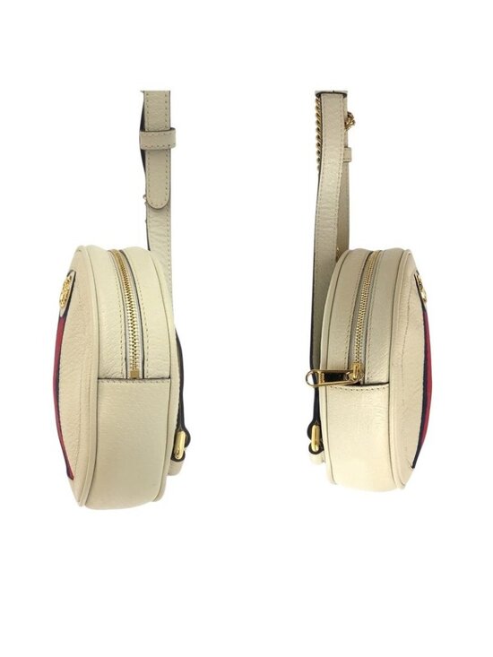 Gucci Ophidia White Gold Leather Backpack main image 9